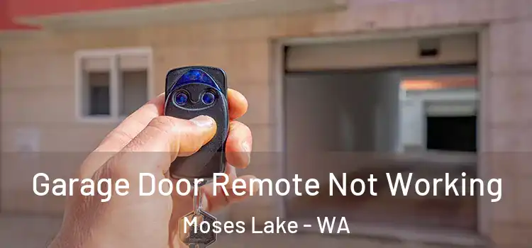  Garage Door Remote Not Working Moses Lake - WA