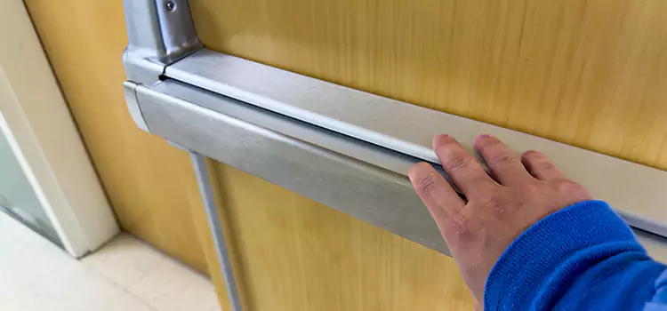 Installing a Push Bar on a Door Moses Lake